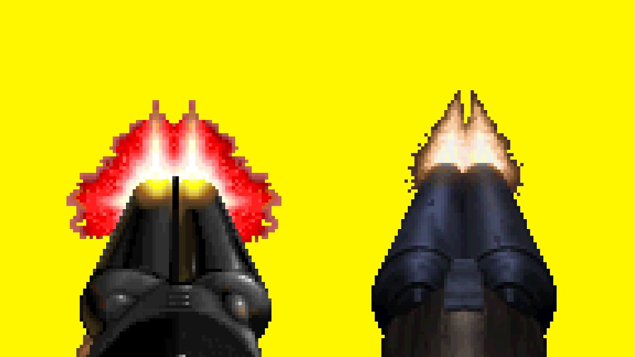 Различия в оружии Doom 64