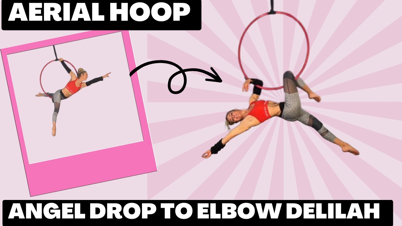 How to do this beautiful angel drop on aerial Hoop