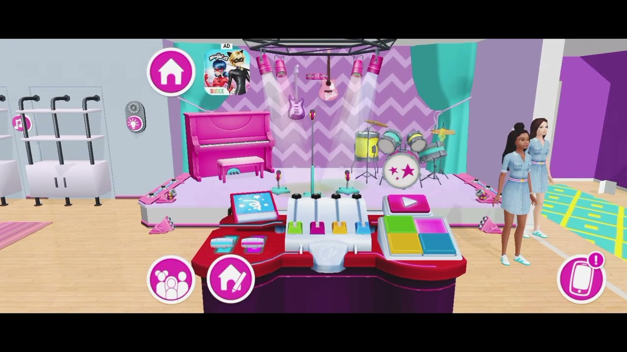 Barbie dream house adventure game new part by @wmbarbiesworld 