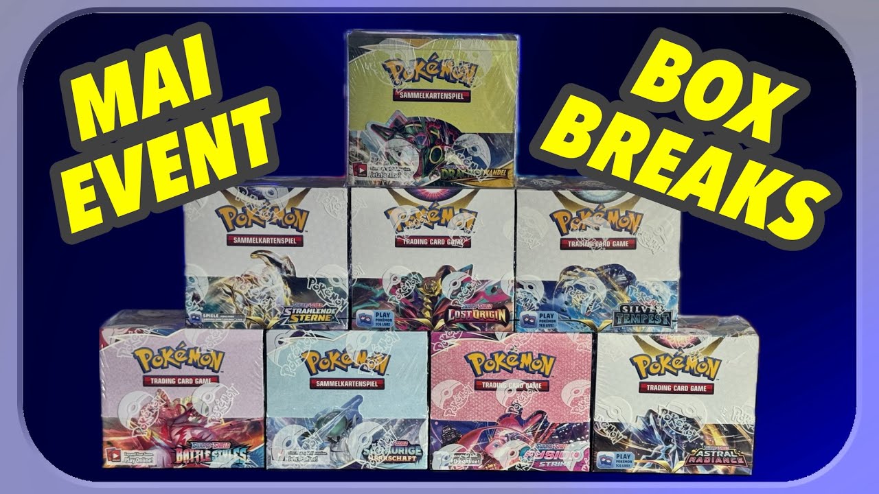 Pokémon Schwert & Schild BOX BREAKS [Mai Event] | Part 4 | !shop | GIVEAWAY