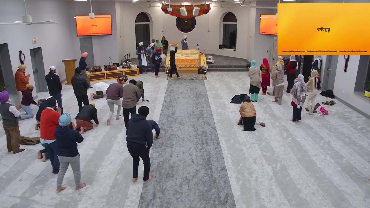 SACVI Richmond Gurudwara Sahib Diwan 01/21/26 wednesday diwan