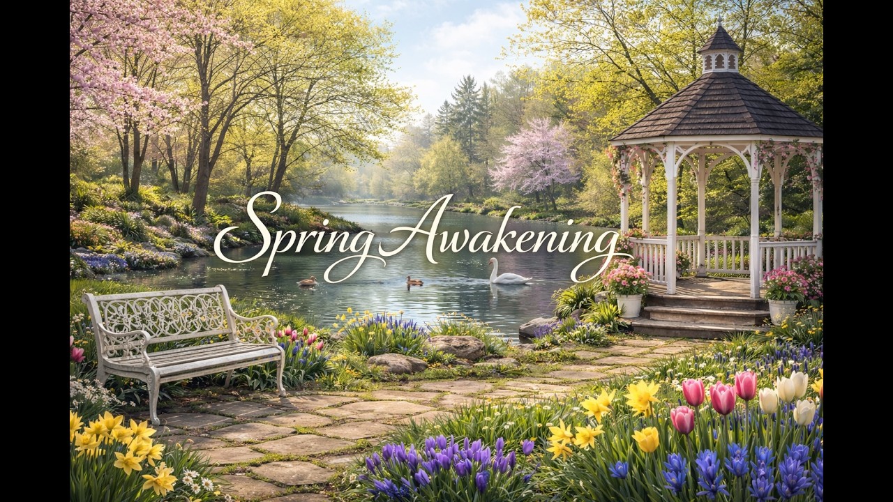 Gentle Spring Piano & Orchestral Music | Relaxing Cinematic Instrumental for Study & Sleep