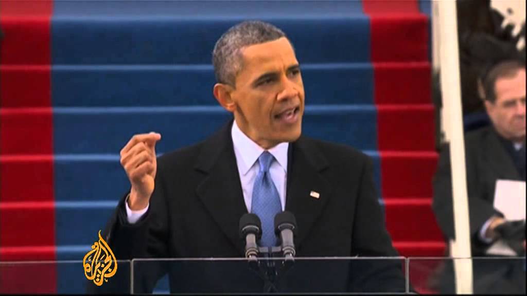 US President Obama sworn in for second term