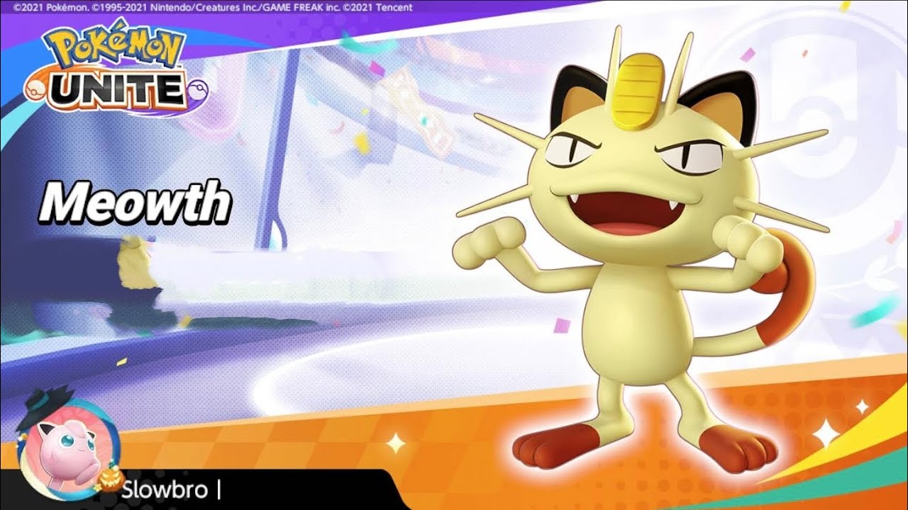 Meowth Gameplay Pokemon unite #pokmeon 