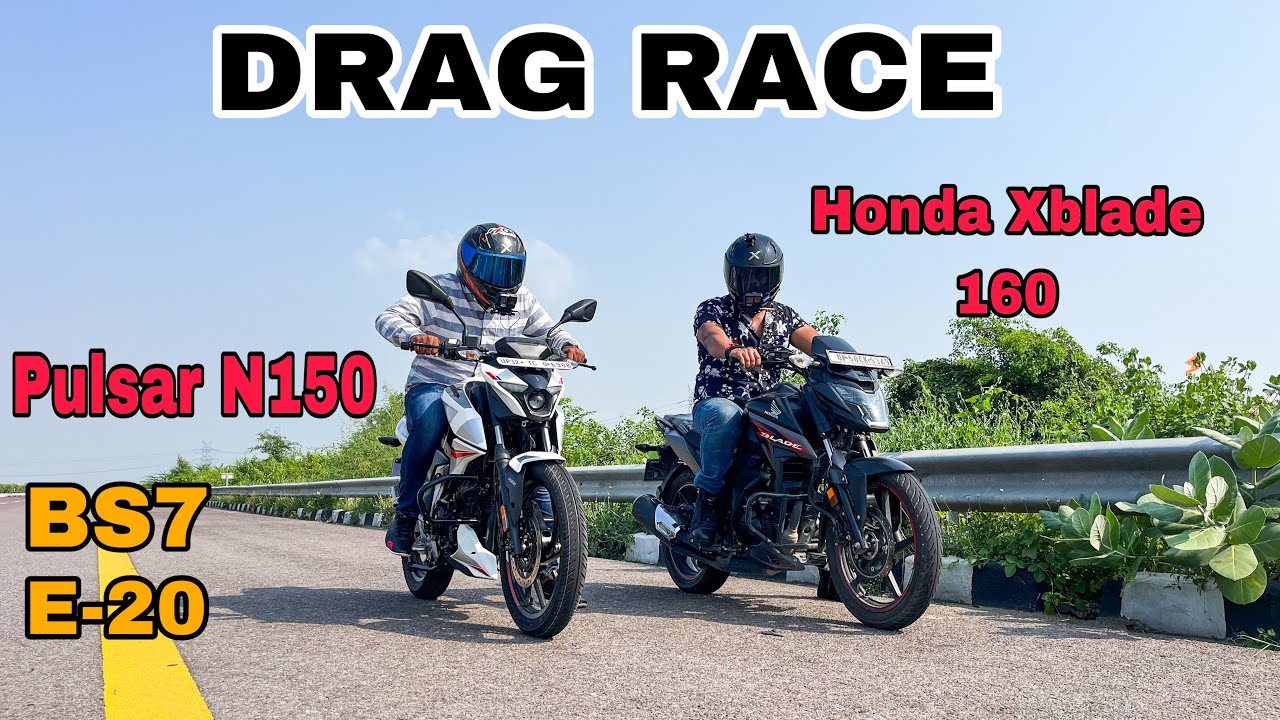 Bajaj Pulsar N150 Vs Honda Xblade 150 Drag Race || Top Speed Test || Long Race Comparison