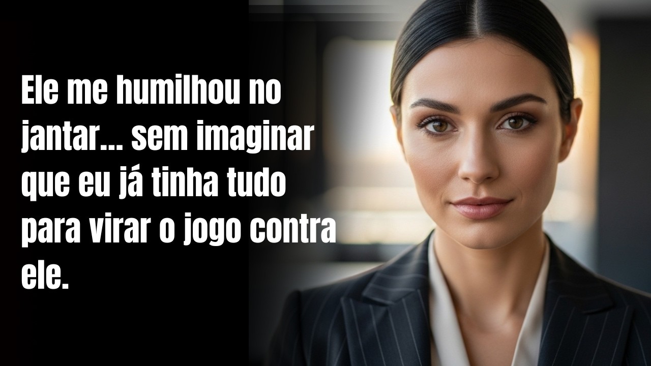 Meu Marido Me Humilhou na Frente de Todos — Sem Saber o Que Eu Sabia
