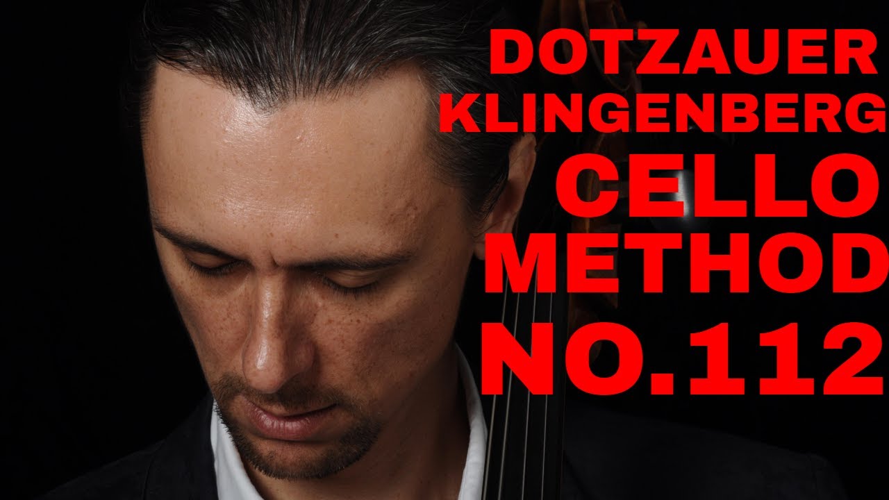 Dotzauer-Klingenberg Metodo para Violoncelo #112 and C major scale