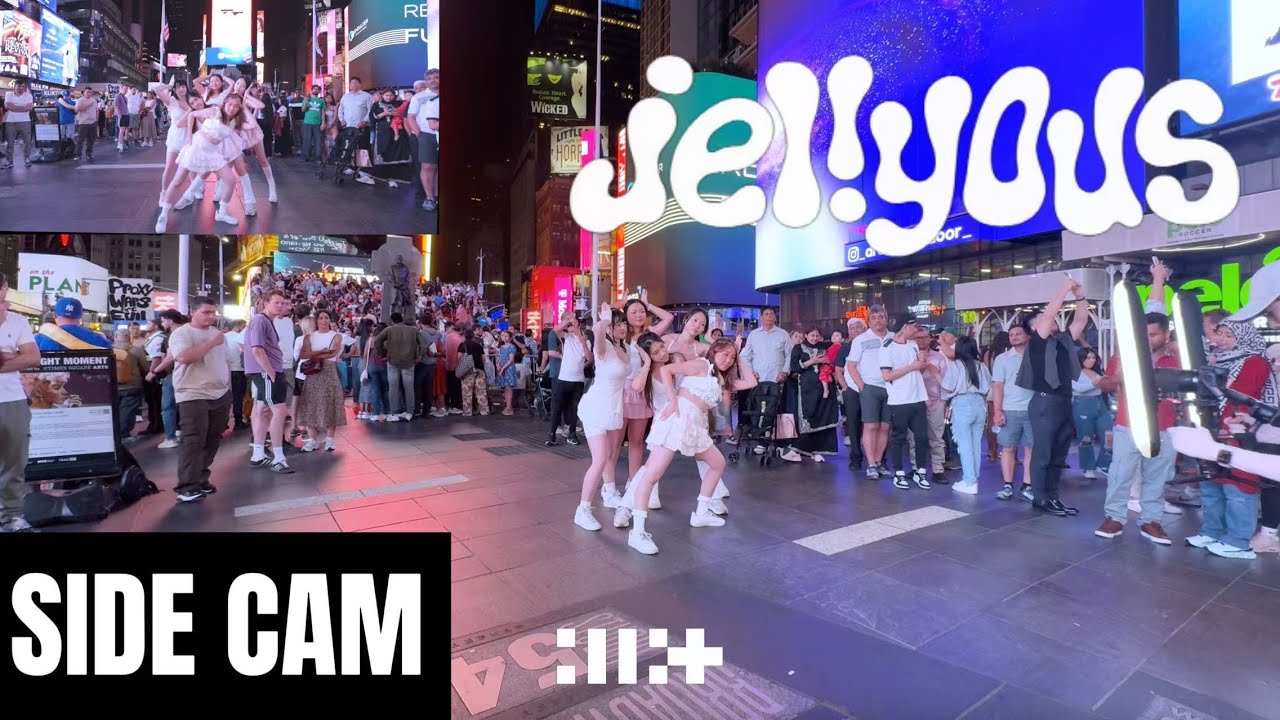 [SIDE CAM | KPOP IN PUBLIC NYC | TIMESQUARE | ONE TAKE] ILLIT (아일릿) - Jellyous | Full Dance Cover