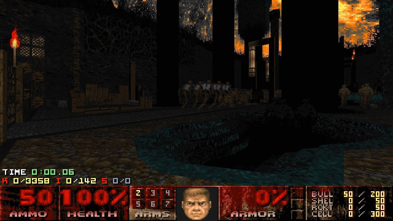 Doom II: Sunder - Map 32 (The Harlot's Garden) UV-Max in 1:08:28
