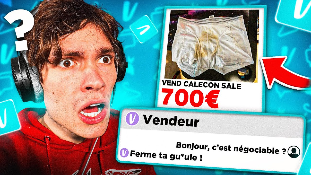 LES PIRES ANNONCES DE VINTED ! (vous êtes des ravagés)