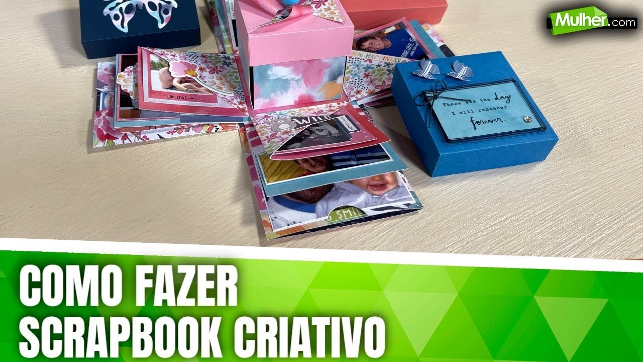 Como fazer Scrapbook criativo: álbum de memórias feito à mão