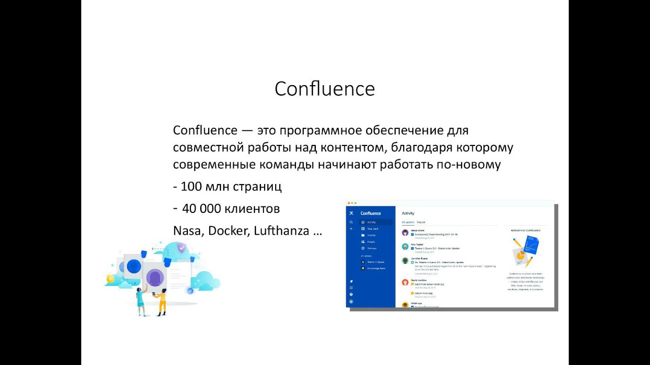 Работа с программами JIRA & Confluence (знакомство)