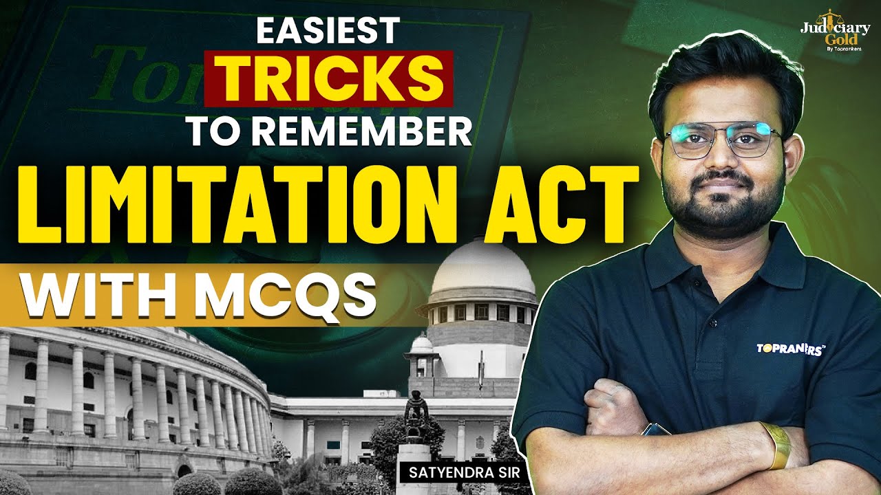 Tips & Tricks to Remember Limitation Period with MCQs | Limitation Period Tips
