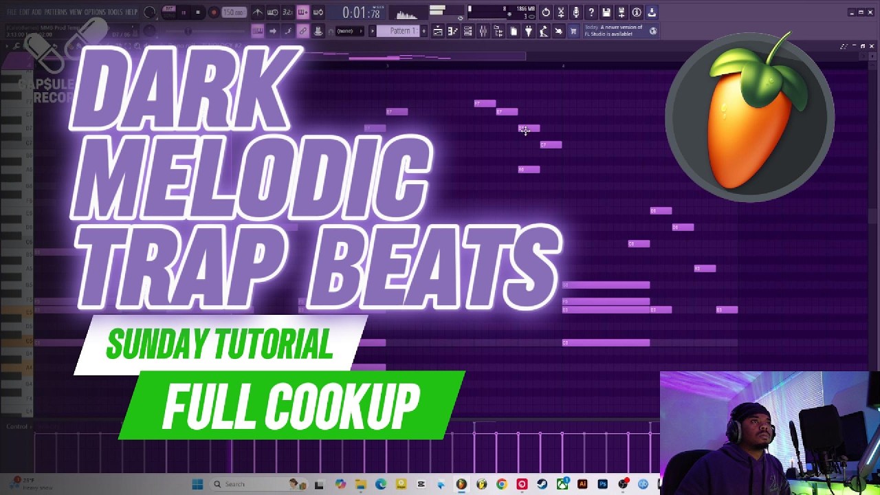 Dark Melodic Trap Production | Full FL Studio Tutorial