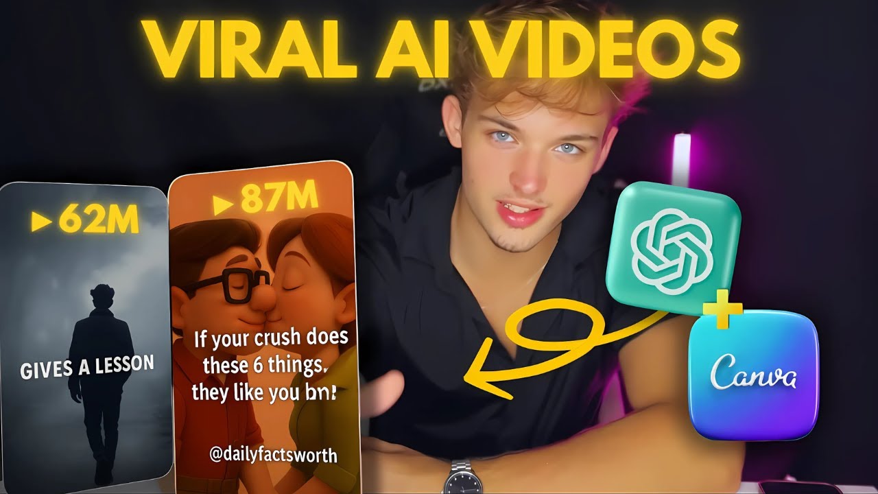 How I BULK CREATE 1000 Viral AI Shorts In 10 Min (ChatGPT+Canva)