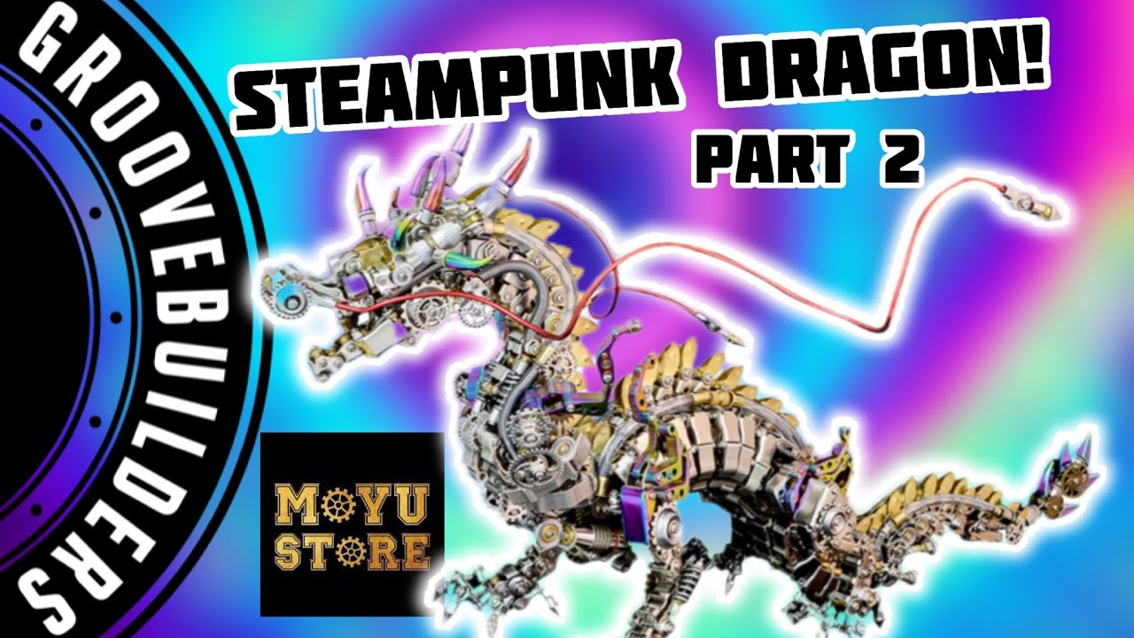 Steampunk Dragon! Part 2 - Heads up? - 2030+ parts of model building goodness!