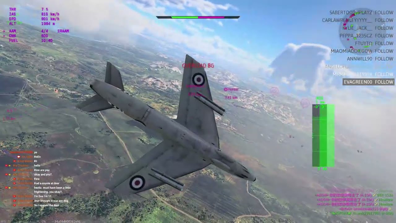 War Thunder Gameplay - Air Realistic Grinding #warthunder #airplane #longplay 
