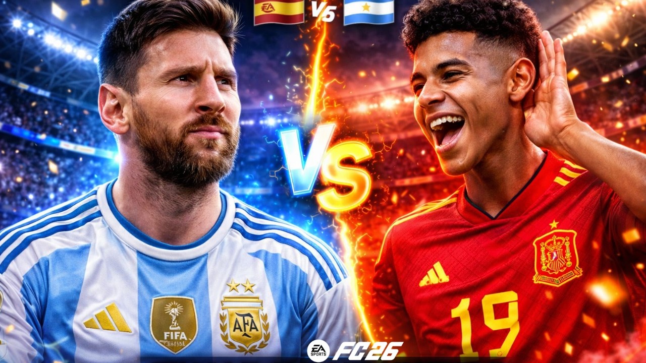 FC 26  Espagne 🆚 Argentine – MATCH DE FOLIE |  4K