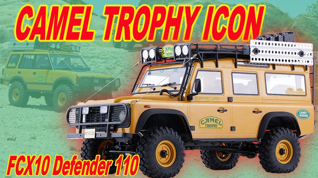 Модель автомобиля FMS FCX10 Defender 110 в масштабе 1/10.