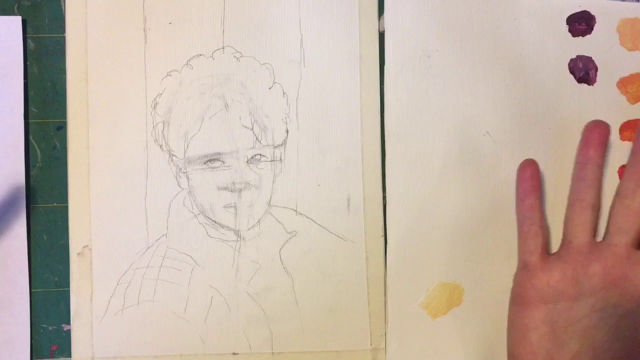 Dylan Thomas in Acrylic