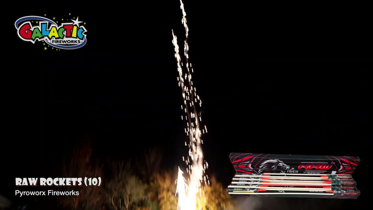 Raw Rockets Pyroworx Fireworks