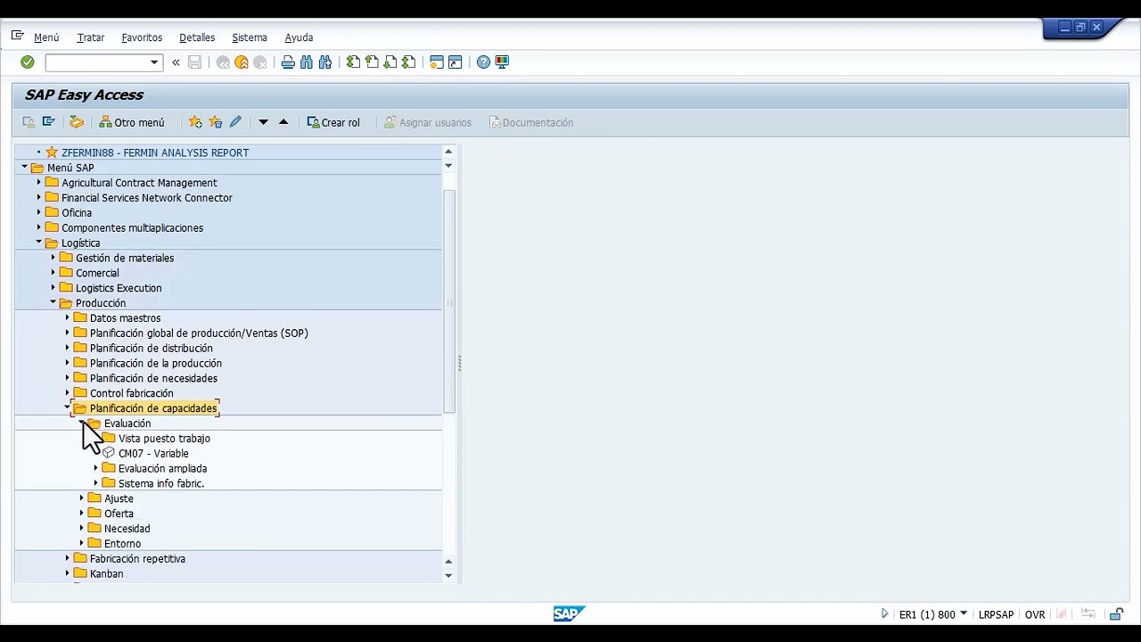 SAP. SAP PP - Planificación de la Producción. Navegación. (APRENDE DE MANERA PRACTICA Y FÁCIL)