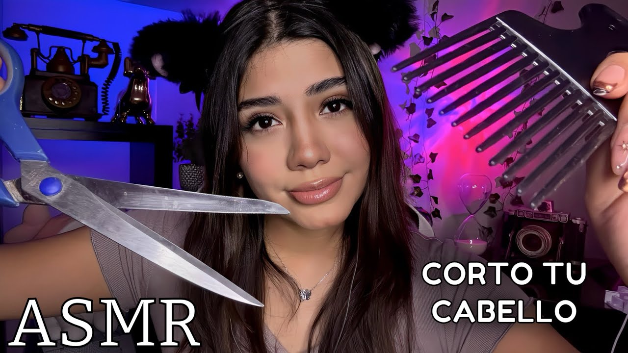 ASMR ESPAÑOL / CORTE DE CABELLO REALISTA e INTENSO ✂️ PELUQUERÍA