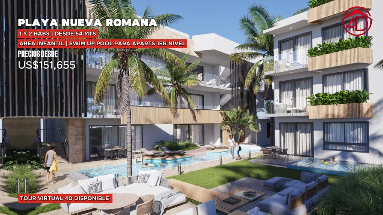 Proyecto en Playa Nueva Romana Apartamentos en Venta | 4D Inmobiliaria