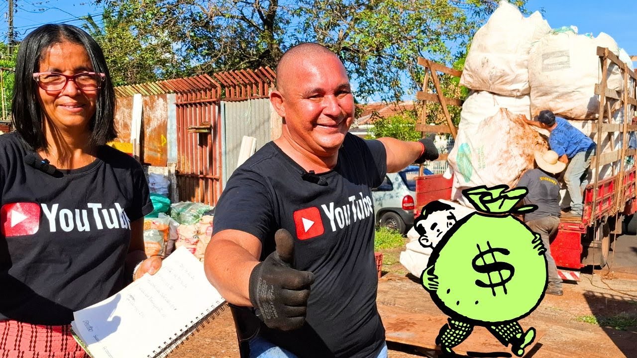 VOCÊ SABE QUANTO DA PRA GANHAR COM UM CAMINHÃO DE RECICLAGEM ♻❔