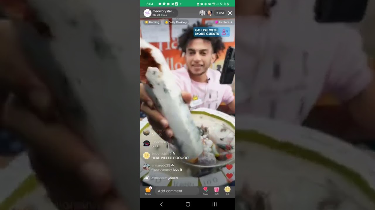 Meowcrystal 100 scoop order with Evan!!