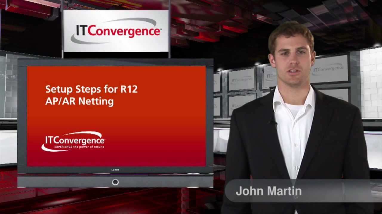 Setup Steps for Oracle R12 AP/AR Netting