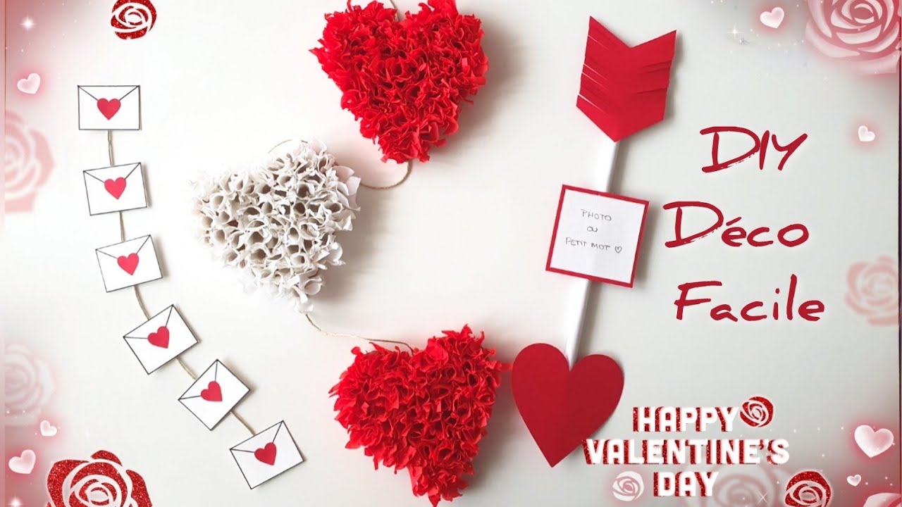 DIY Saint Valentin | Décoration facile et originale | Scrapbookingbysissi