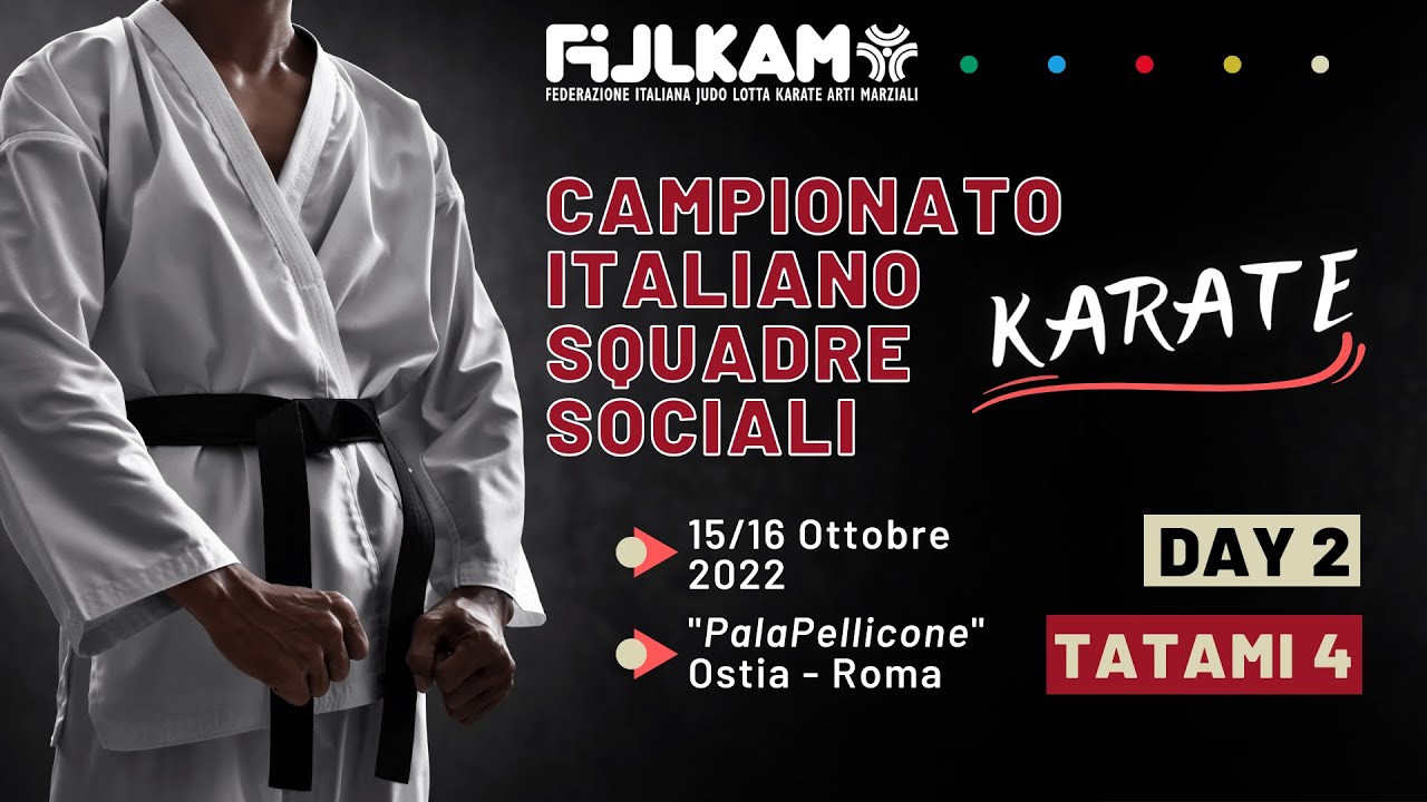 Karate - Campionato Ita Squadre Sociali 2022 - Day2 Tatami4