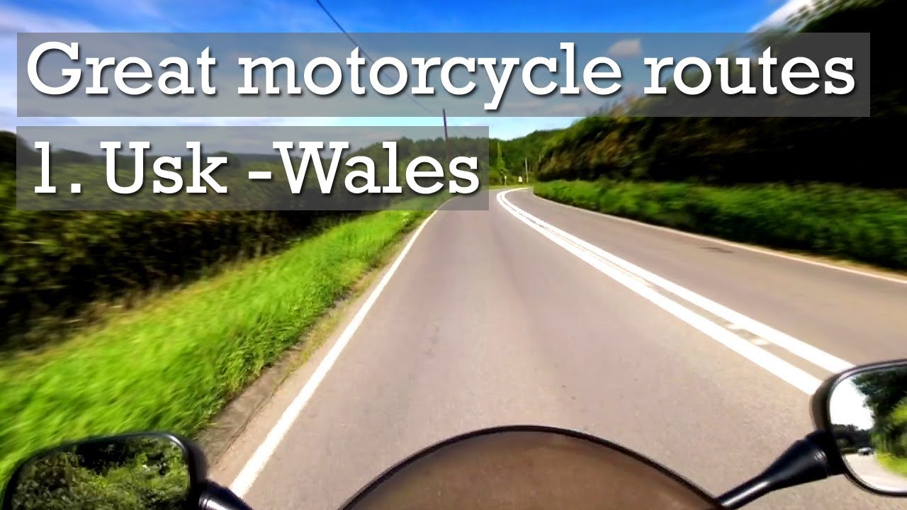 UK motorcycle routes: Chepstow to Usk, Wales