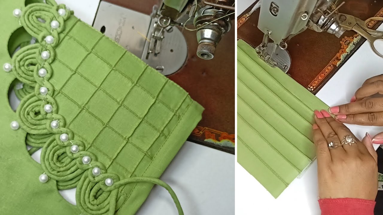 Punjabi model unique style sleeves design/ trending sleeves design/ simple and easy sleeves design