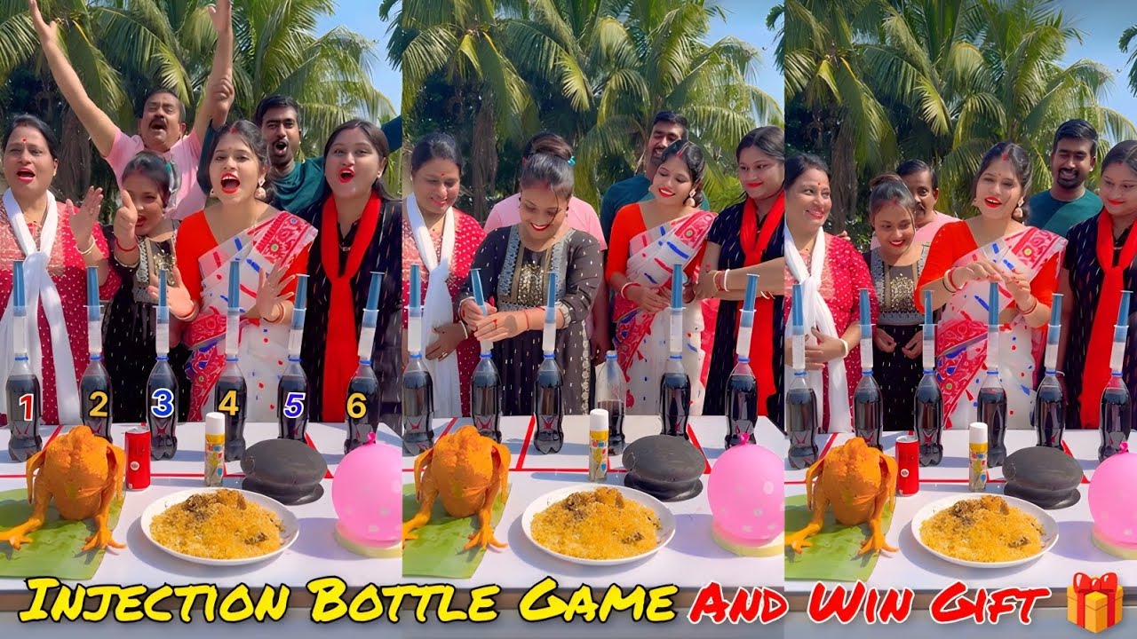 Injection Bottle Game And Win Gift 🎁|| Funny Video 😛/ SK Challenge Video