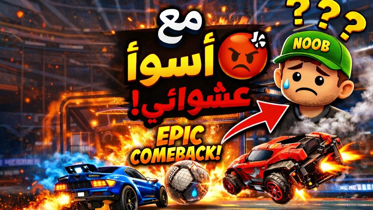 روكيت ليق عودة أسطورية لكن النوب العشوائي كرهني العبة! 😡🔥