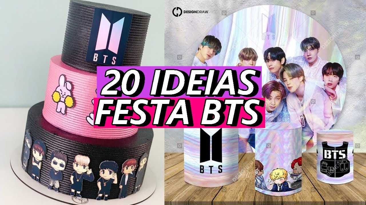 20 IDEIAS FESTA BTS - COMO FAZER FESTA K- POP