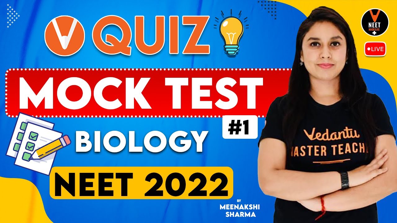 NEET Biology 2022 MOCK TEST #1 | NEET 2022 Preparation | Meenakshi Ma'am