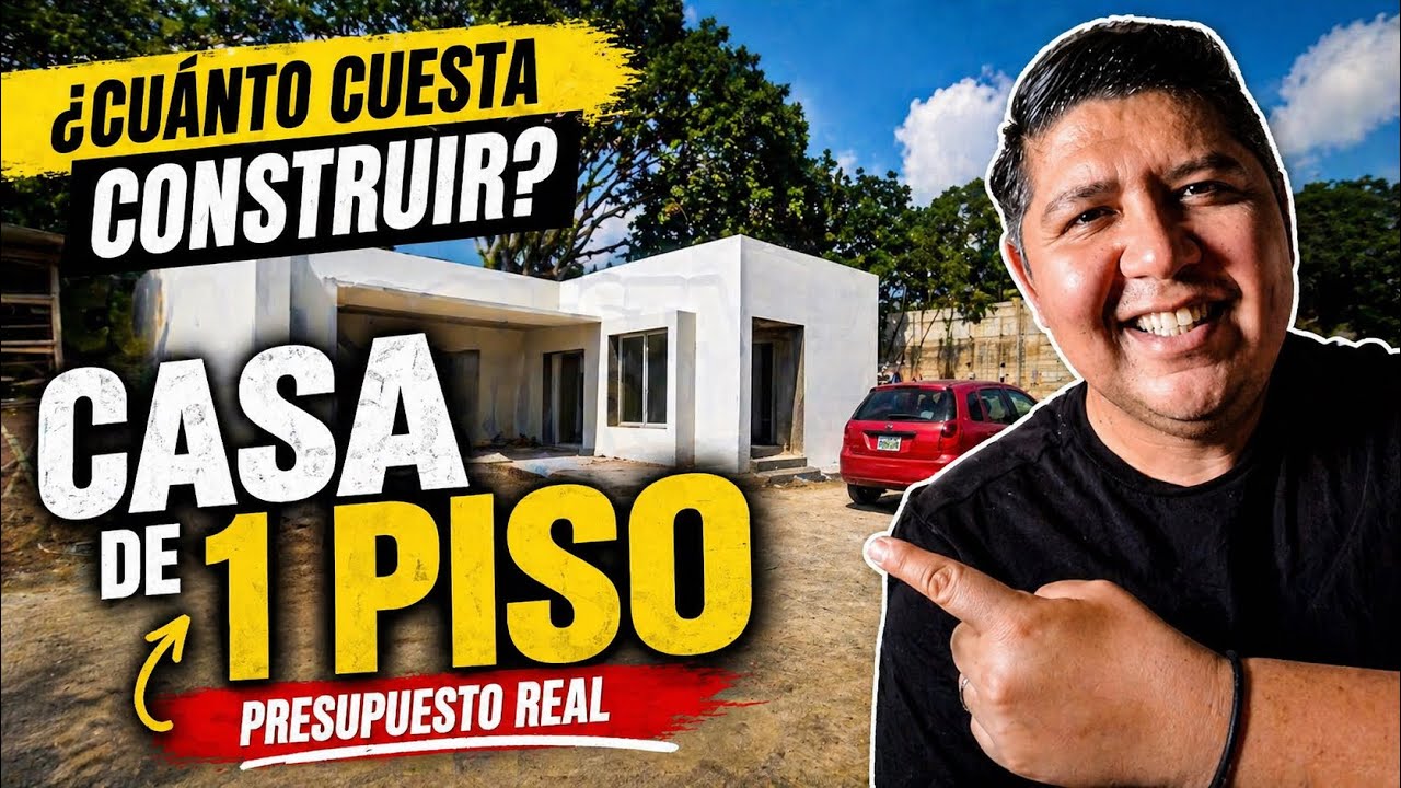 CUANTO cuesta CONSTRUIR  una CASA de un piso REAL 2022