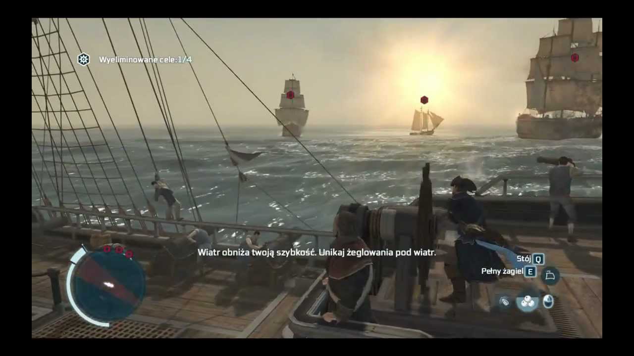 Zagrajmy w Assassin's Creed 3 #35 Bitwy Morskie Fort Wolcott