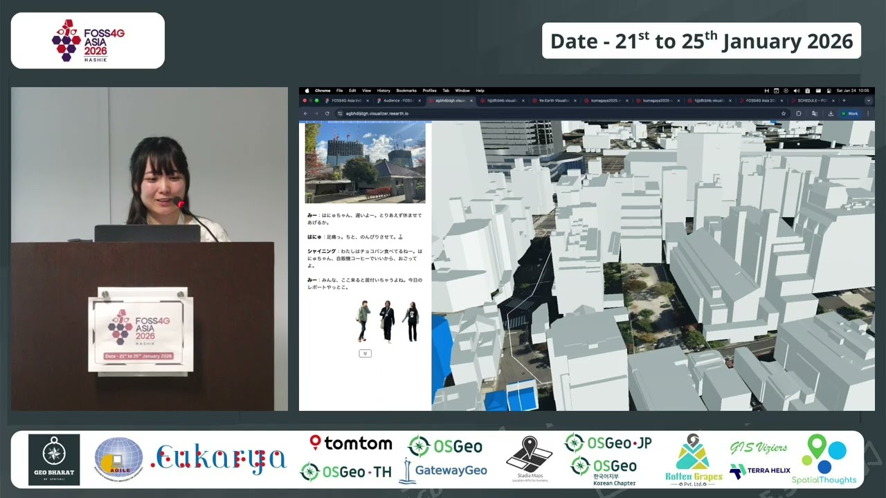 FOSS4G Asia 2026 | GIS as a Communication Tool: Using Re:Earth Visualizer in Citizen Workshops