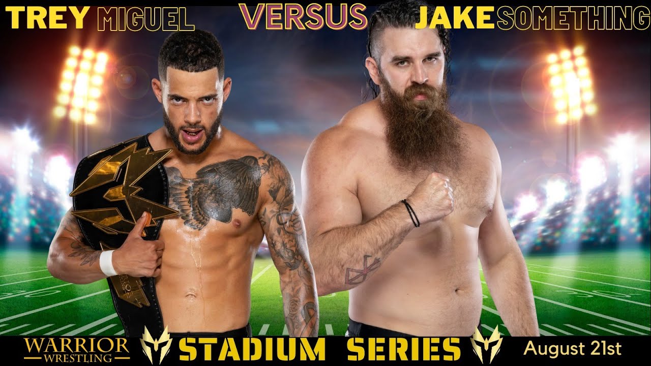 Warrior Wrestling Ringside Films - Trey Miguel vs Jake Something - Stadium Series 2021