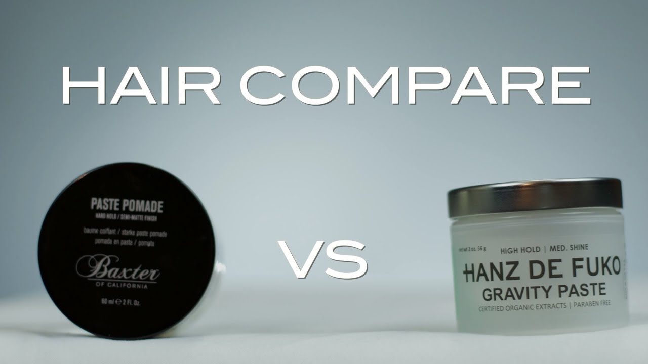 Baxter Paste Pomade VS HDF Gravity Paste | HAIR COMPARE | Wavy Hair Comparison