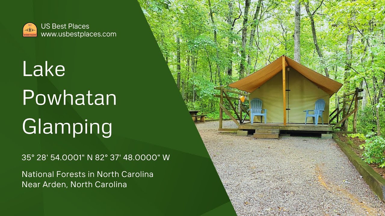 Experience Luxury in Nature: Lake Powhatan Glamping Near Asheville, North Carolina