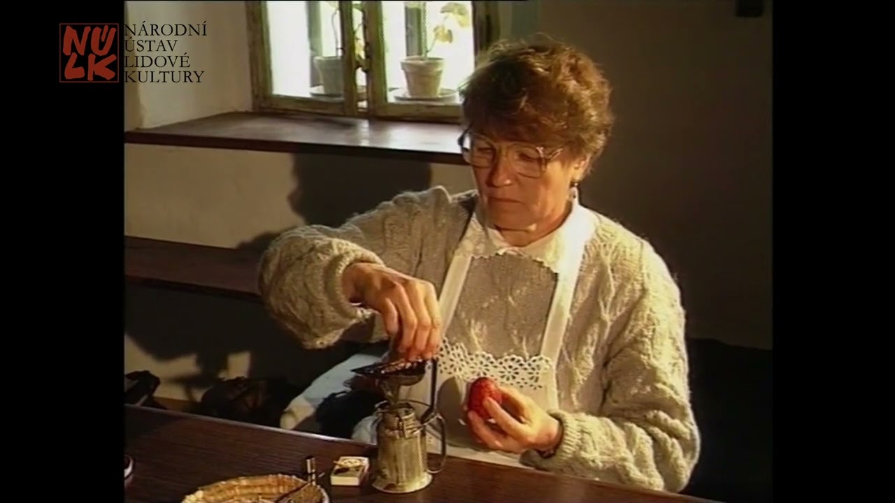 Batikované zelové kraslice - Stonawská