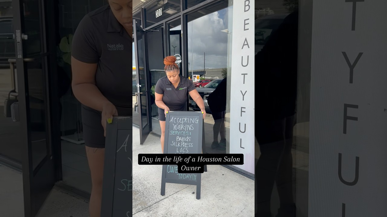 Day in the Life of a Houston Salon Owner #houstonsalon #salonowner #hairstylist