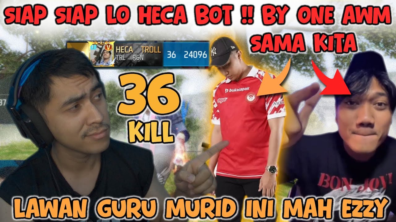 36 KILL 1 VS 4 BARBAR PAKE AWM !! BUAT NUNJUKIN SKIIL AWM KE GURU DAN MURID INI BIAR BYONE TREMOR