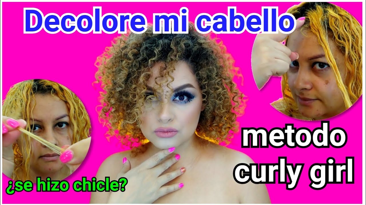 Cómo decolorar cabello rizado sin maltratarlo / Lilyymakeuup