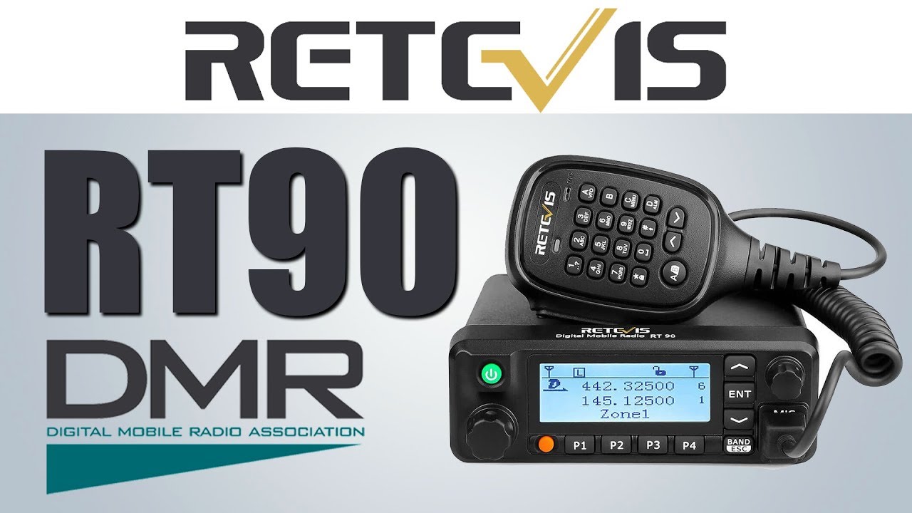 RETEVIS RT90 Dual Band DMR / Analog Mobile Radio Overview